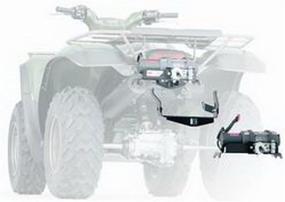 img 1 attached to 🔧 Enhanced Mounting Solution: WARN 60174 Winch Mount Kit for Honda FourTrax Foreman ATVs in Sleek Black