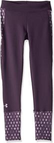 img 4 attached to Under Armour ColdGear Leggings Purple Girls' Clothing ~ Leggings