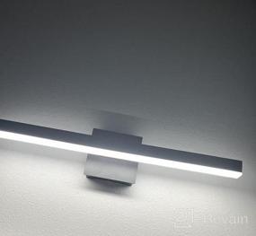 img 5 attached to Upgrade Your Bathroom With Joossnwell'S 24 Inch Dimmable LED Vanity Lights: 3000K Makeup Lighting And Modern Design