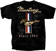 enhance your style with the ford mustang tribar gt men's collection logo