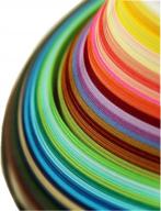 paper quilling strips set 1040 - 26 colors (3/5/7/10mmx38cm) imisno 4 sets pack logo