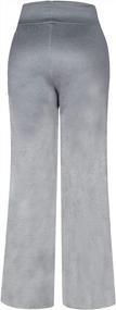 img 2 attached to Женские удобные пижамные штаны - NEWCOSPLAY Повседневные широкие штаны Palazzo Lounge с кулиской
