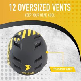 img 1 attached to Versatile Flybar Bike Helmet - Dual Certified, Adjustable Dial, Lightweight Skateboard, Roller Skating, Pogo Stick, Electric Scooter, Snowboarding Helmet For Kids And Adults