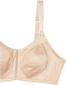 img 2 attached to Unlined Wireless Classic Bra For Women By Mae
