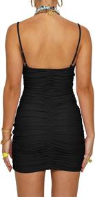 img 3 attached to Unleash Your Inner Goddess With BORIFLORS' Bodycon Cut-Out Mini Dress For Women