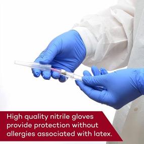 img 2 attached to 300 Count Small Nitrile Disposable Gloves By Dealmed Medical - Non-Irritating, Latex Free Multi-Purpose Exam Gloves For First Aid Kits & Medical Facilities.