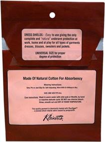 img 1 attached to KLEINERT'S SEW-IN DRESS SHIELDS: Protect Regular Sleeves From Underarm Sweat & Odor (#670)