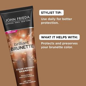 img 3 attached to 🏻 Unlock Vibrant Color with John Frieda Brilliant Brunette Multi-Tone Color Protecting Shampoo - 2 Pack