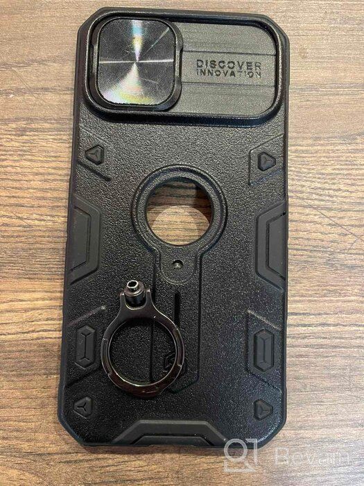 img 1 attached to Strike Case with Ring and Camera Protection Nillkin CamShield Armor Case for iPhone 12 Pro Max Black review by Hayden Chew ᠌