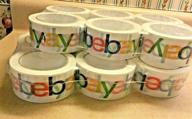 ebay packaging tape color yards logo