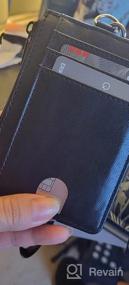 img 5 attached to Slim & Secure: Teskyer Minimalist Wallet With RFID Blocking For Men & Women.