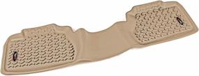 img 4 attached to 🚗 2007-2013 Chevrolet/GMC Silverado/Sierra 1500 Extended Cab Rugged Ridge 83951.11 Rear Floor Liner in Tan