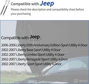 img 3 attached to Front Hood Lift Support Shock Set by OTUAYAUTO - 🚘 Replacement for 2002-2007 Liberty Hood Struts (Pack of 2), SG314037 4366