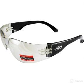 img 4 attached to 👓 Enhanced Visibility Global Vision Rider Safety Glasses with Clear Mirror Lenses