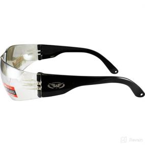 img 2 attached to 👓 Enhanced Visibility Global Vision Rider Safety Glasses with Clear Mirror Lenses