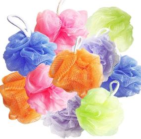 img 4 attached to 🛀 Vibrant Loofah Bath Sponges for a Refreshing Shower Experience