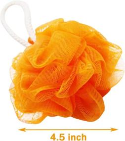 img 2 attached to 🛀 Vibrant Loofah Bath Sponges for a Refreshing Shower Experience