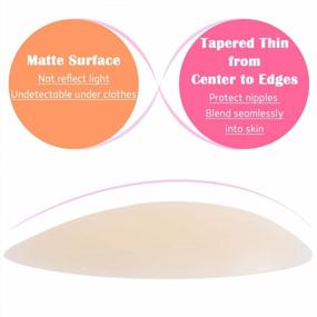 img 1 attached to MIILYE Reusable Self-Adhesive Silicone Nipple Covers - Non Adhesive & Durable For Women