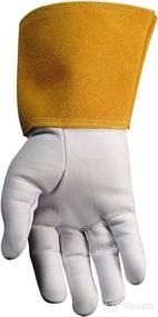 img 1 attached to Caiman 1600-6 Welders and Foundry Gloves: Enhanced Safety and Comfort in Natural XL Size