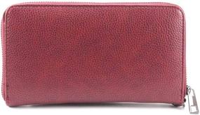 img 3 attached to Wallet Leather Holder Checkbook Organizer Women's Handbags & Wallets ~ Wallets