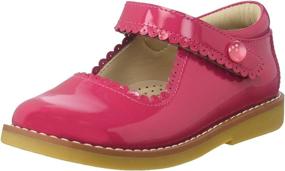 img 4 attached to 👑 Elephantito Mary Jane 1 Silver Toddler Girls' Shoes - Flats: Sparkle and Style for Your Little Princess