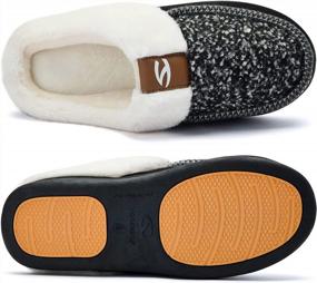 img 3 attached to Men'S Memory Foam Cozy House Slippers - Warm And Soft Indoor/Outdoor Home Slippers For Maximum Comfort