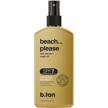 b.tan spf 7 deep tanning dry spray beach oil - achieve a golden tan while nourishing skin with marula & argan oil, includes a self tan boost, vegan & cruelty-free 8 fl oz logo