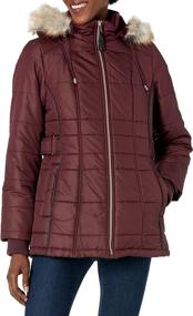 img 2 attached to INTL T I L S Cinchable Waist Cozy Trimmed Women's Clothing in Coats, Jackets & Vests