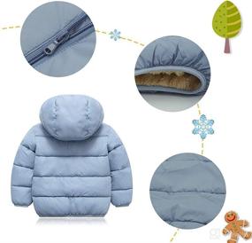 img 3 attached to Happy Cherry Lightweight Snowsuit Toddler Apparel & Accessories Baby Boys in Clothing