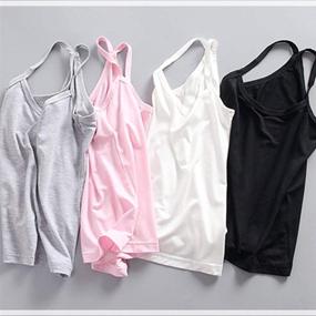 img 3 attached to Anktry Camisole Undershirts Comfort Breathable Girls' Clothing : Tops, Tees & Blouses