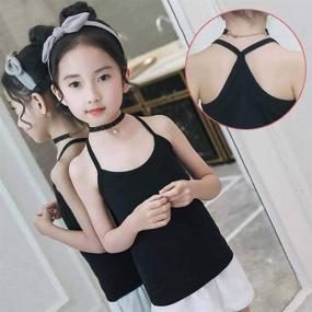 img 2 attached to Anktry Camisole Undershirts Comfort Breathable Girls' Clothing : Tops, Tees & Blouses