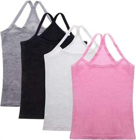 img 4 attached to Anktry Camisole Undershirts Comfort Breathable Girls' Clothing : Tops, Tees & Blouses