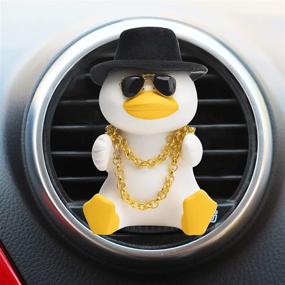 img 3 attached to 🦆 Duck Car Ornaments - Fun and Cool Decorations for Dashboard, Air Conditioner Vents, and More! Enhance Your Car's Interior with these Unique Duck Design Accessories