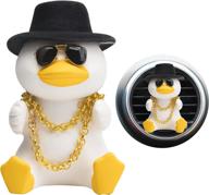 🦆 duck car ornaments - fun and cool decorations for dashboard, air conditioner vents, and more! enhance your car's interior with these unique duck design accessories logo