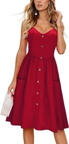 img 4 attached to KILIG Womens Dresses Sleeve Pockets Women's Clothing : Dresses