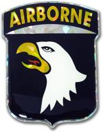 светоотражающая наклейка airborne screaming eagles логотип