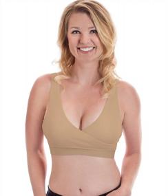 img 3 attached to Nursing Bra For Breast Pumping - Rumina Hands-Free Classic Pump&Nurse Bra, Adjustable And Compatible With Popular Brands Like Spectra, Medela, And Lansinoh - Nude, Size S