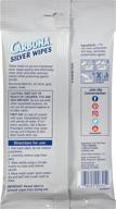 convenient delta carbona silver wipes - 12 count for shiny silver surfaces! logo