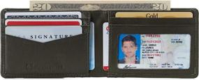 img 2 attached to Alpine Swiss Delaney Slimfold Collection Men's Accessories : Wallets, Card Cases & Money Organizers