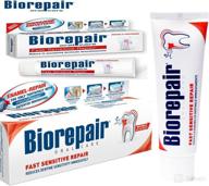 enhanced biorepair toothpaste: repairs and safeguards sensitive oral health logo