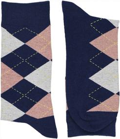 img 2 attached to Step Up Your Style With Tiemart'S Men'S Argyle Socks