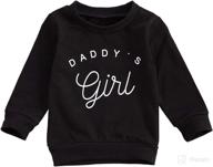 toddler pullover sweatshirt clothes f daddys apparel & accessories baby girls : clothing логотип