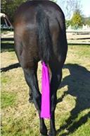 🐴 ers centaur lycra tail bag - black one-size fits all - secure your horse's tail in style логотип