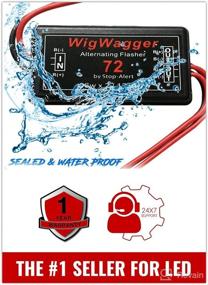 img 1 attached to 🚦 Enhance Road Safety with the Waterproof Stop-Alert WigWagger 72 Electronic Wig Wag Alternating Flasher Relay - Universal Emergency Police Ambulance Car Controller LED Strobe Light Box Kit