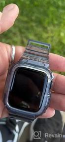 img 8 attached to Marguerite: ремешок для часов Apple Watch, совместимый с антижелтым цветом, с чехлом-бампером | 41 мм 40 мм 38 мм Для серии 8 7 6 5 4 3 2 1
