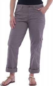 img 1 attached to Women'S Roll-Up Leg Cargo Pants 2160 By Alki'I