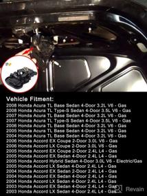 img 3 attached to Rear Tailgate Trunk Latch Lock Actuator Motor | Compatible with 2003-2006 Honda Accord, 2004-2008 Acura TL | 2.4 3.0 3.2 3.5L V6 L4 Engine | Replacement# 74851-SDA-A21, 74851-SDA-A22