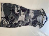 img 1 attached to Mansy Women'S Summer Camo Sexy Bodycon Tank Sundresses review by Jason Matthews