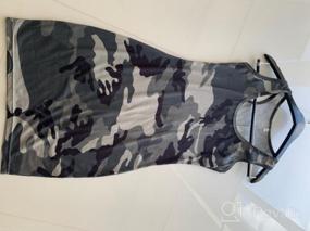 img 6 attached to Mansy Women'S Summer Camo Sexy Bodycon Tank Sundresses