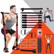 adjustable pilates resistance band and toning bar with upgraded 60-180ibs resistance for total body workout at home gym or portable yoga and fitness - sculpt, tone, and stretch with kikigoal logo